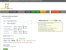 Tablet Screenshot of phukettaxi.com